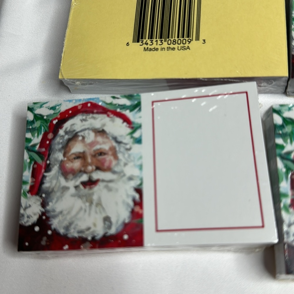 Enchanted Santa Gloss Enclosure Gift Card 3.5x2.25" Pack of 50 - Picture 5 of 6